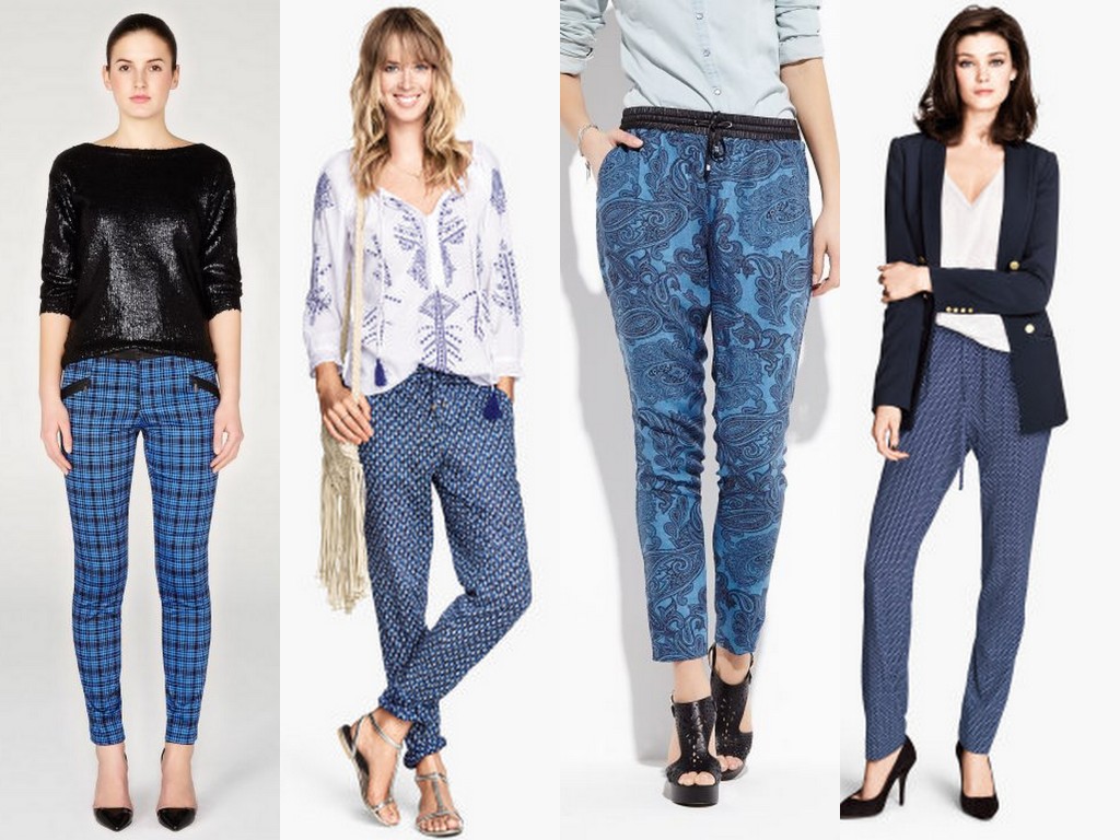 Kolorowe spodnie na wiosnę